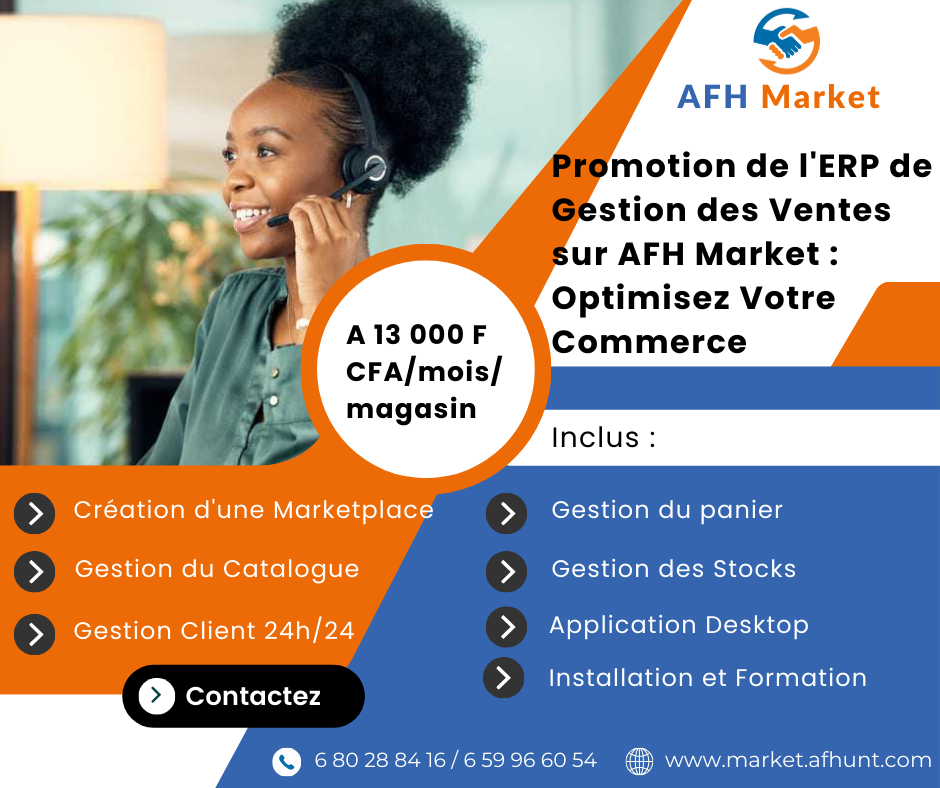 promotion, l'ERP,  gestion des ventes